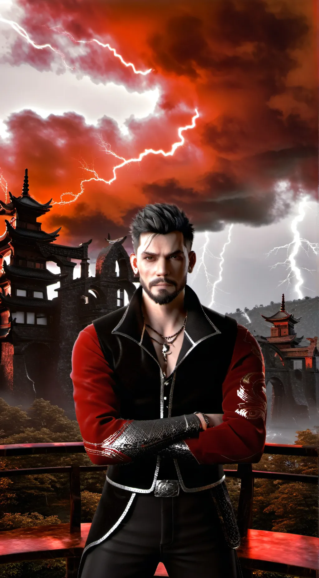 ai character: New glove background