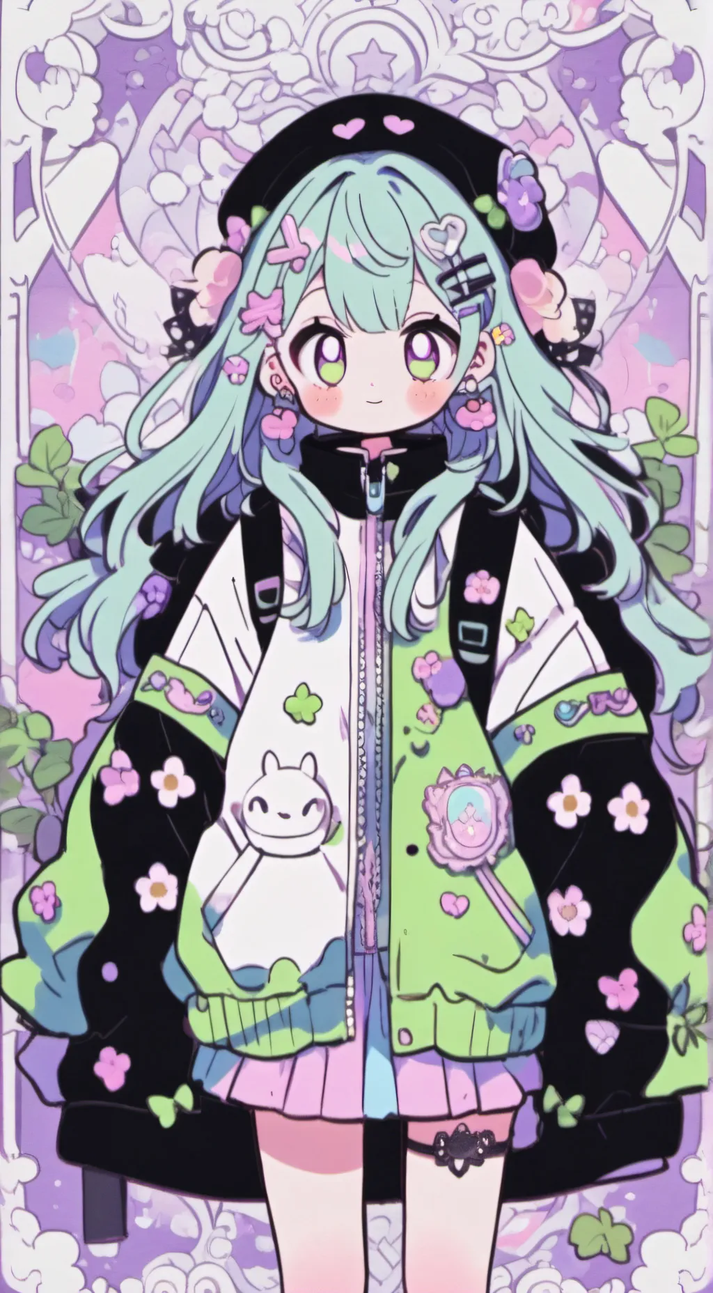 ai character: Kny night  background