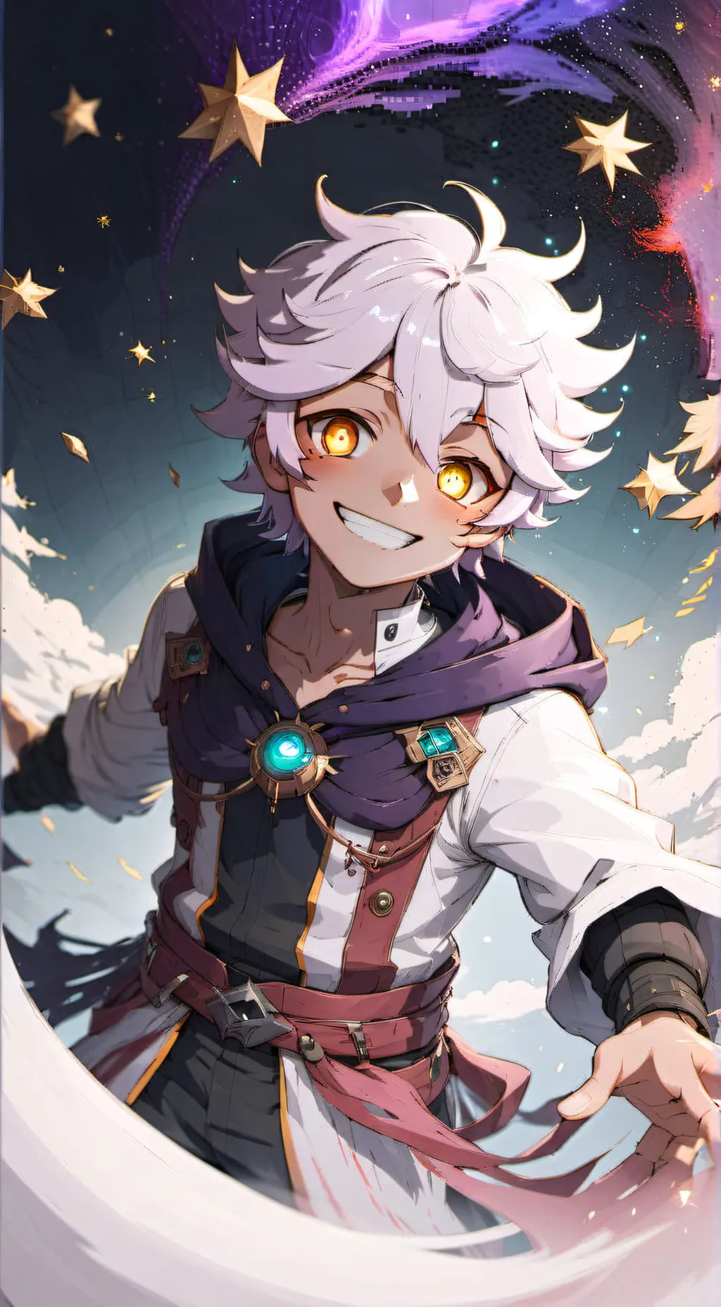 ai character: Xavier  background