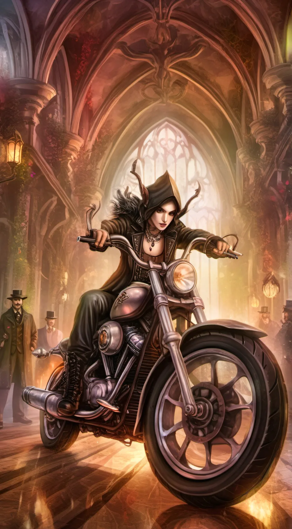 ai character: Christmas onepiece background