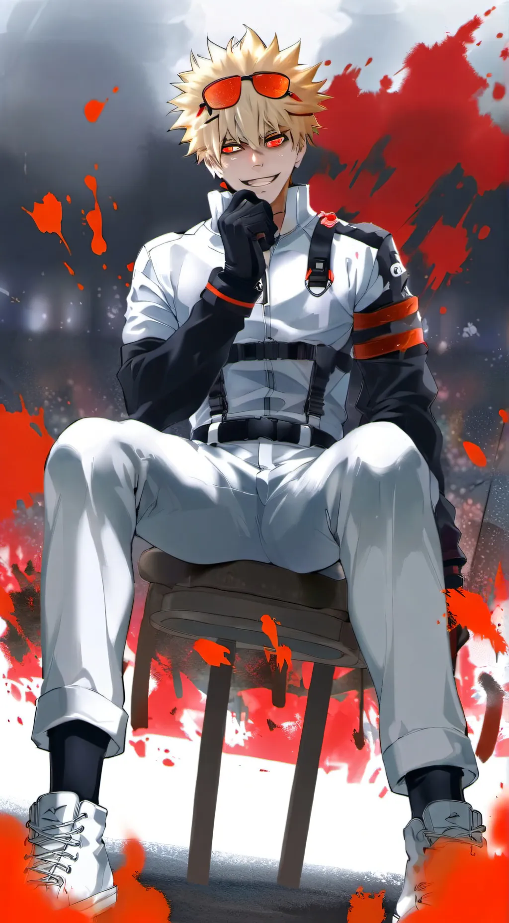 ai character: bakugo background