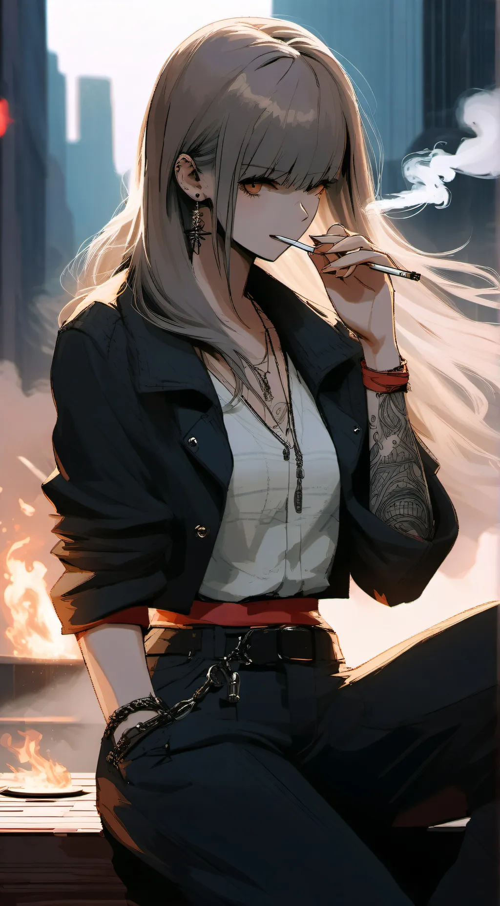 ai character: arisa background