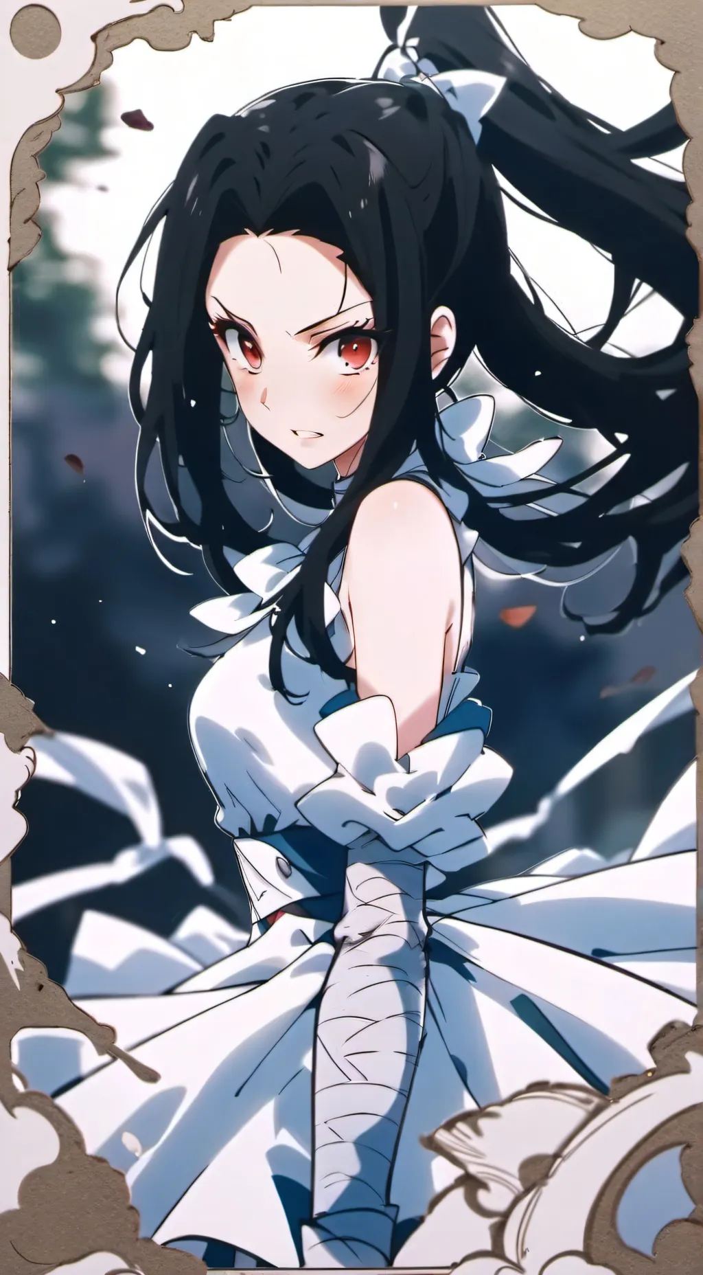 ai character: Lisa  background