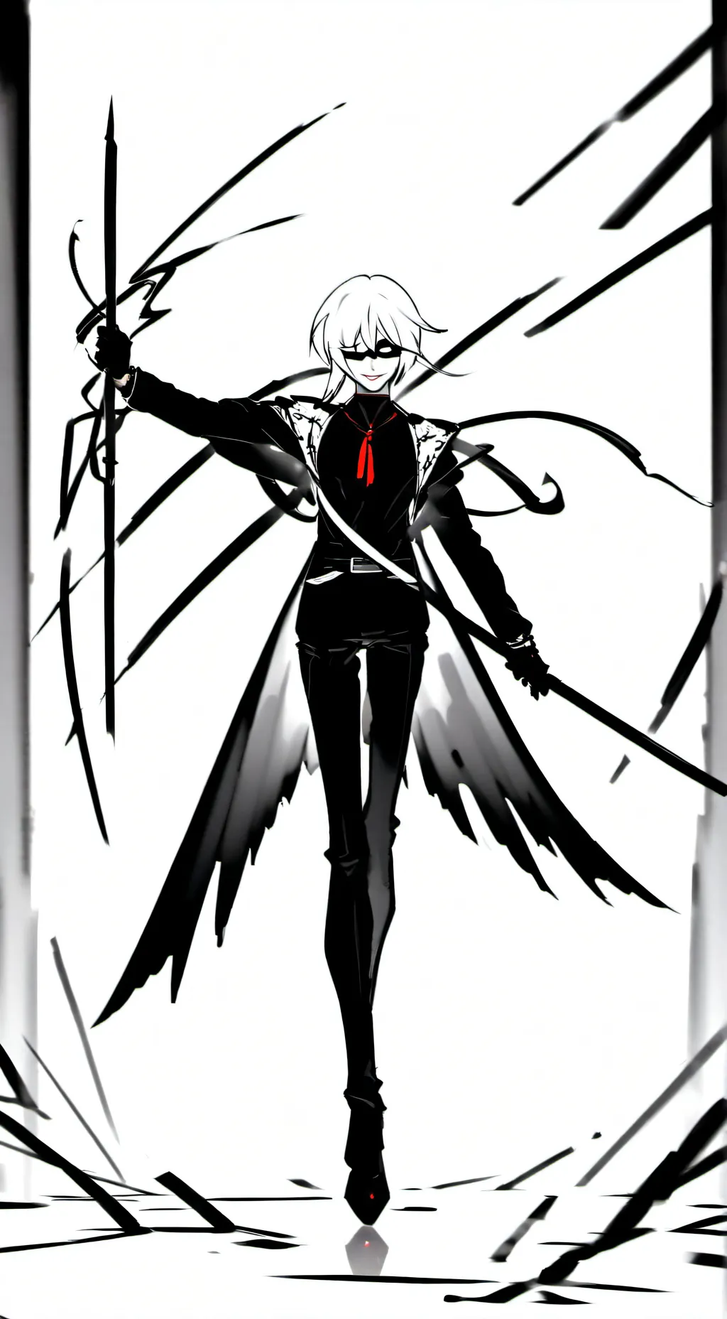 ai character: Led background