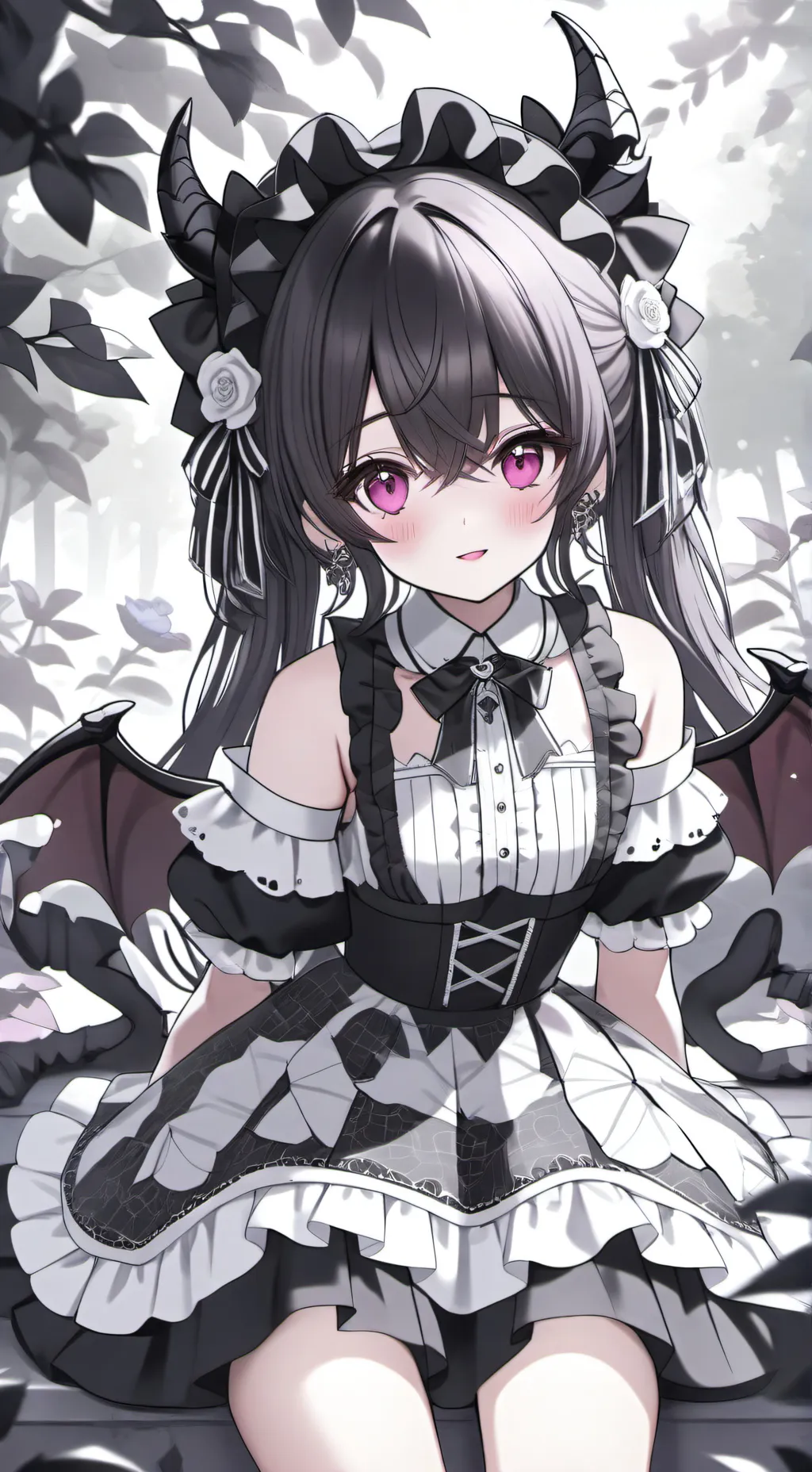 ai character: Лора background