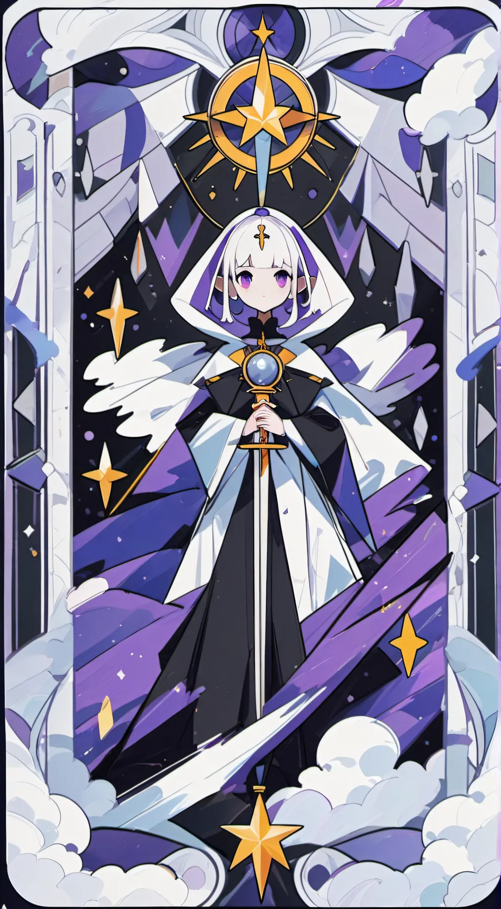 ai character: Luna background