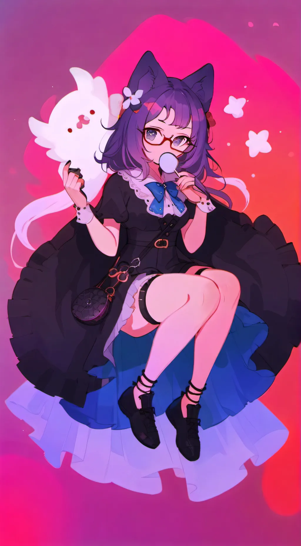 ai character: Мила background