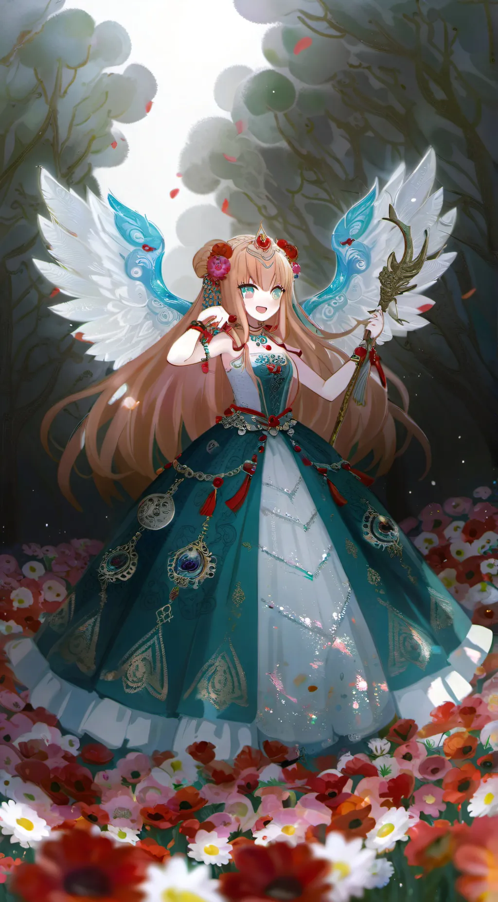 ai character: Crystal  background