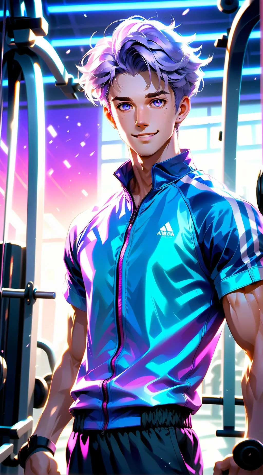 ai character: Mark background