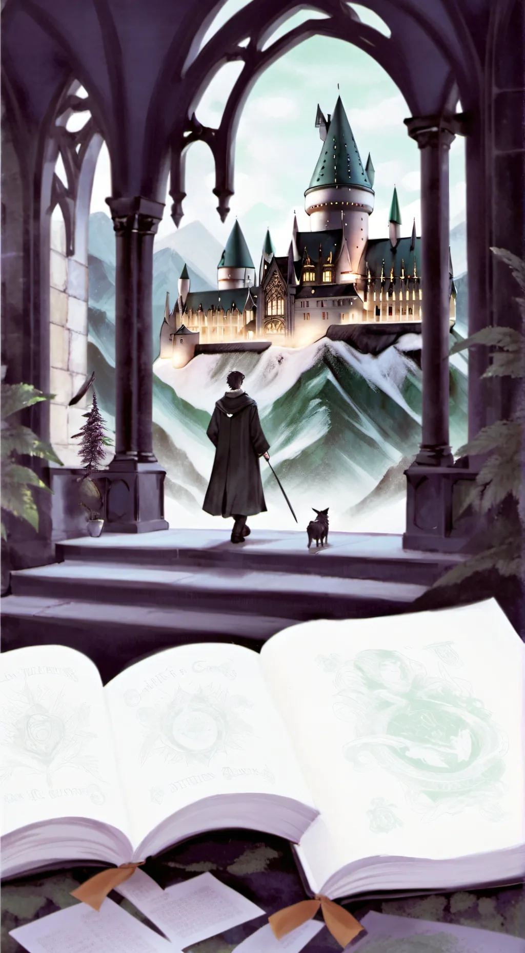 ai character: hogwartss xx background