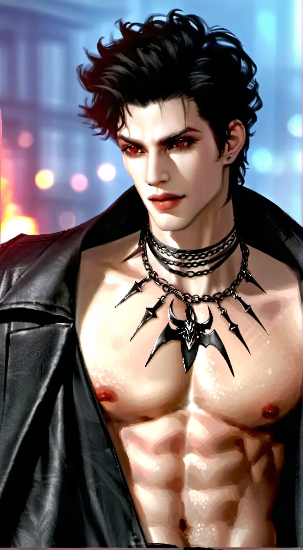 ai character: Dracula  background