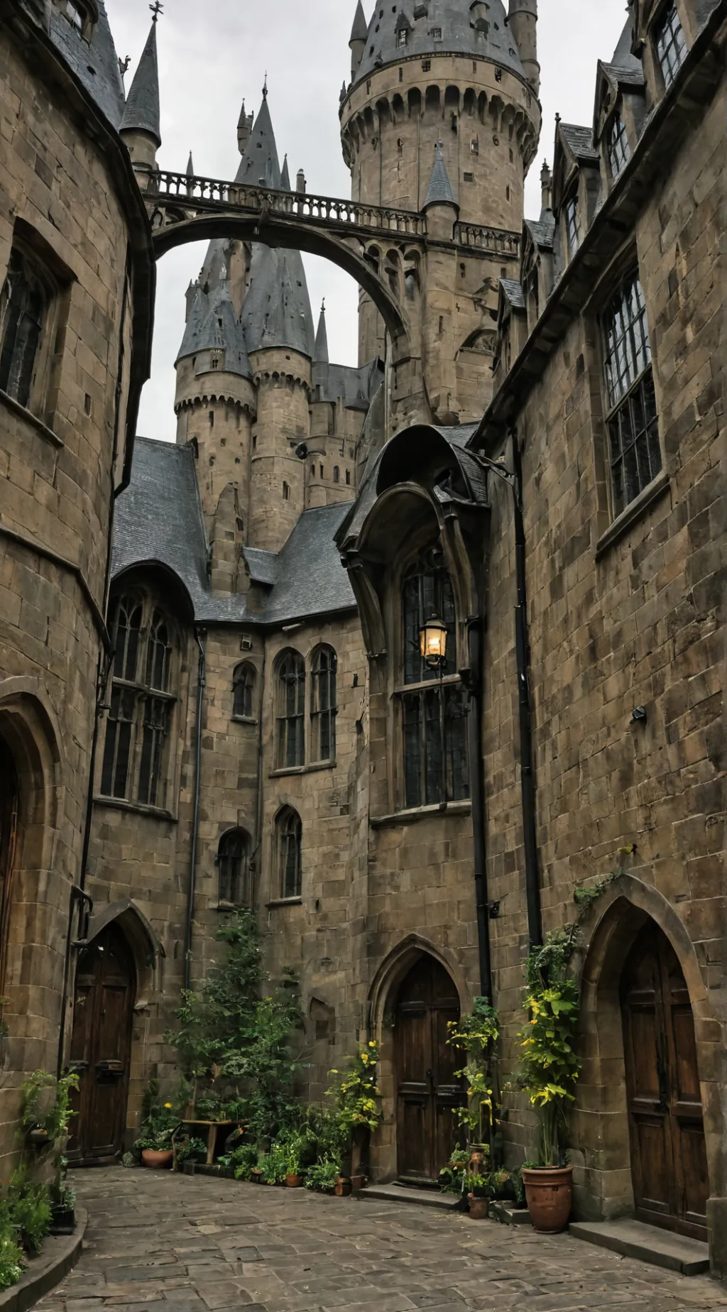 ai character: Hogwarts Y/n background