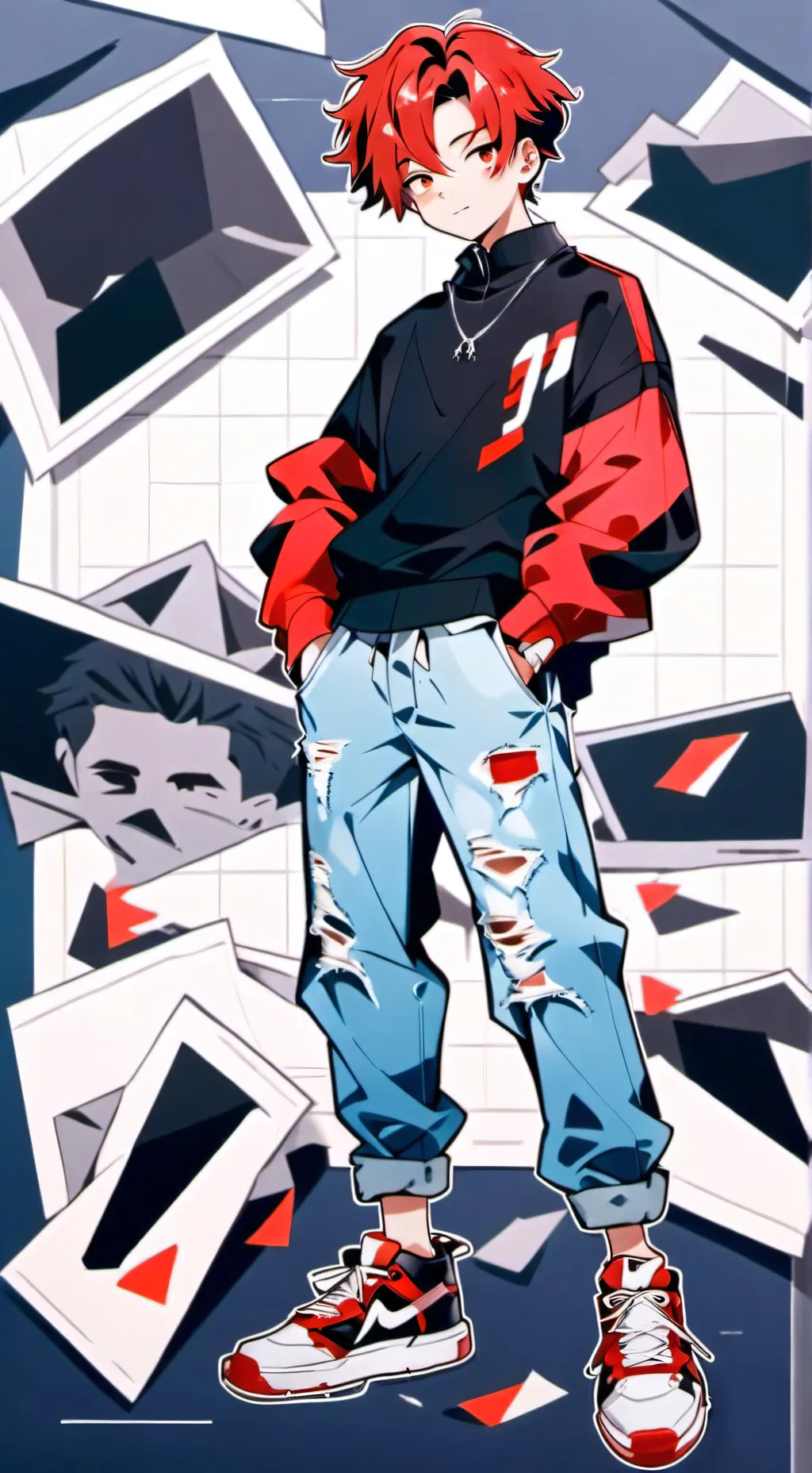 ai character: Christopher  background