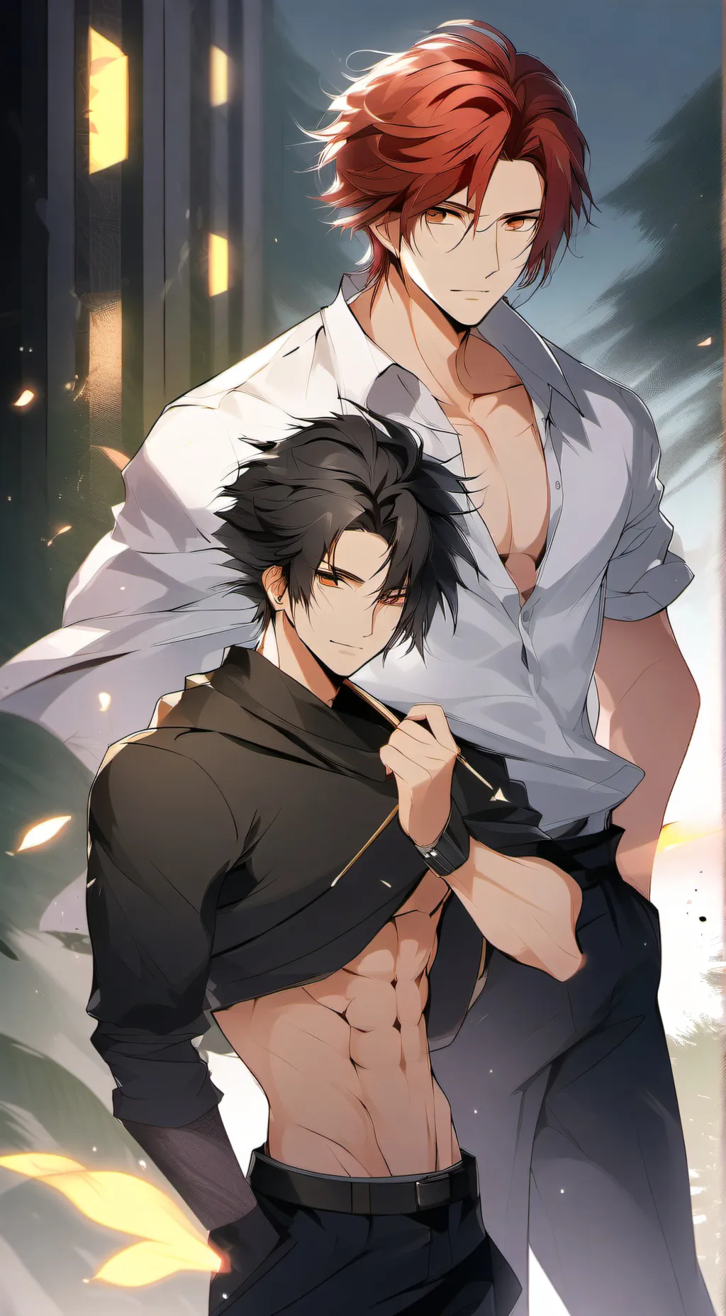 ai character: ~{UR BL ROOMATES}~ background