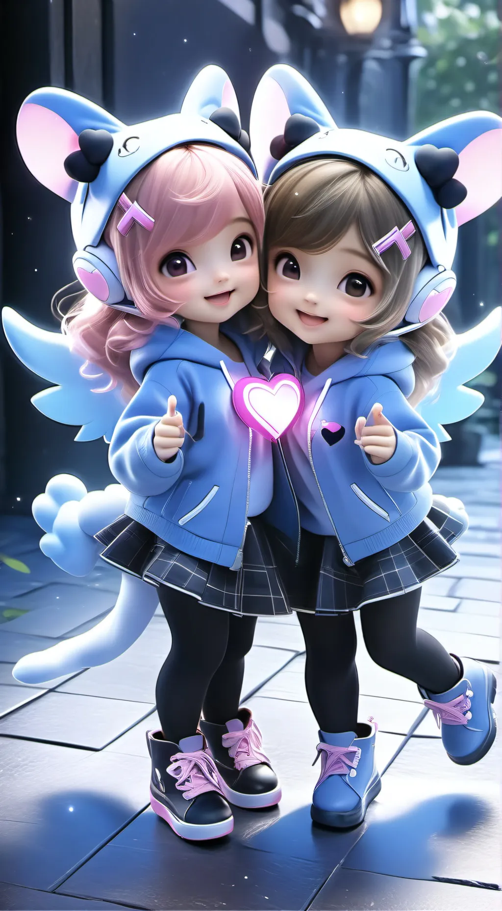 ai character: bella stella background