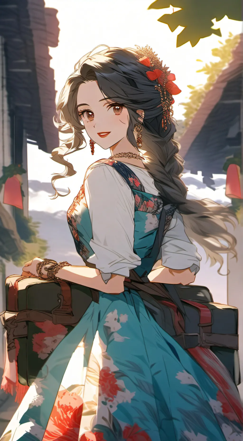 ai character: Riley  background