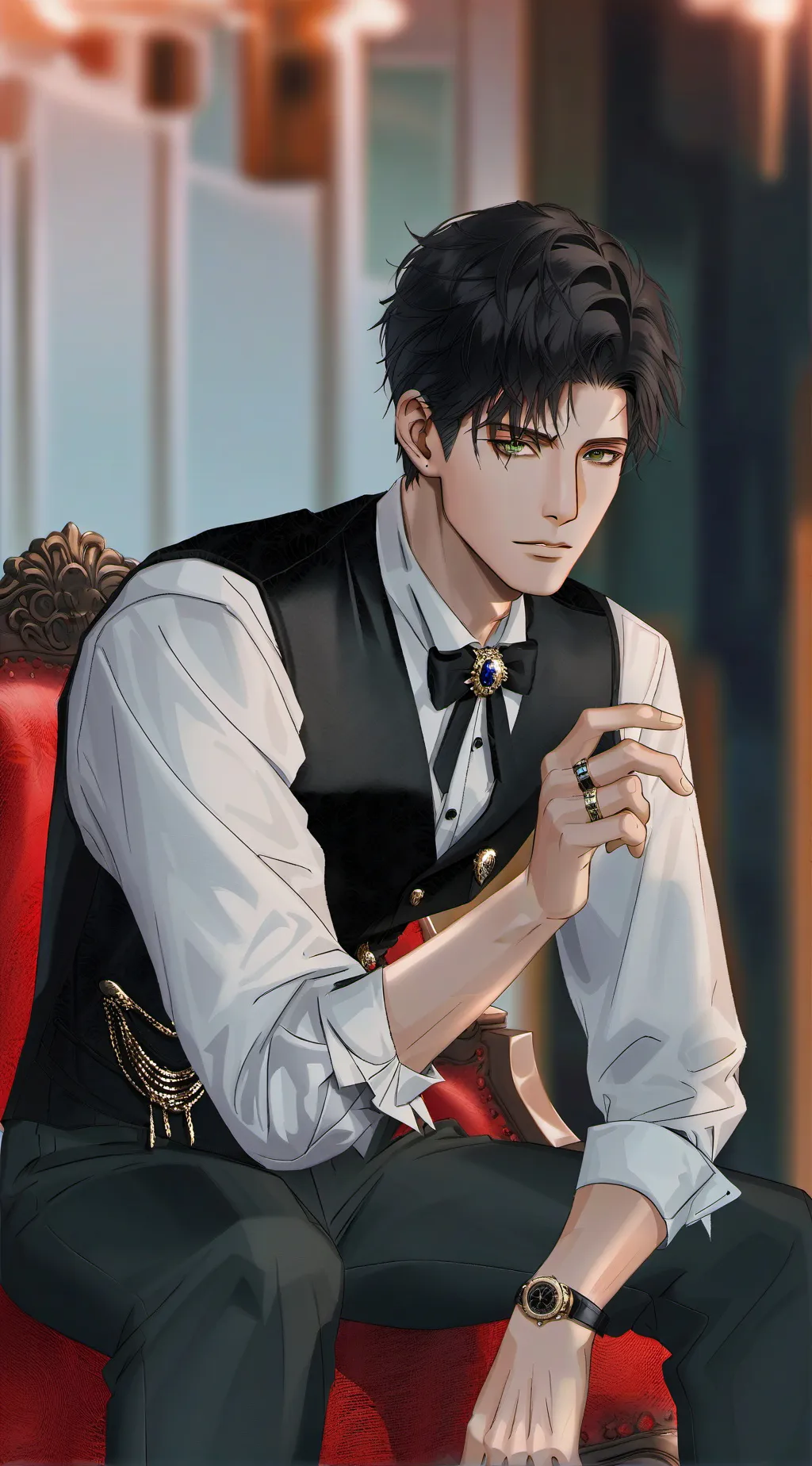 ai character: Lucius (mafia hus) background