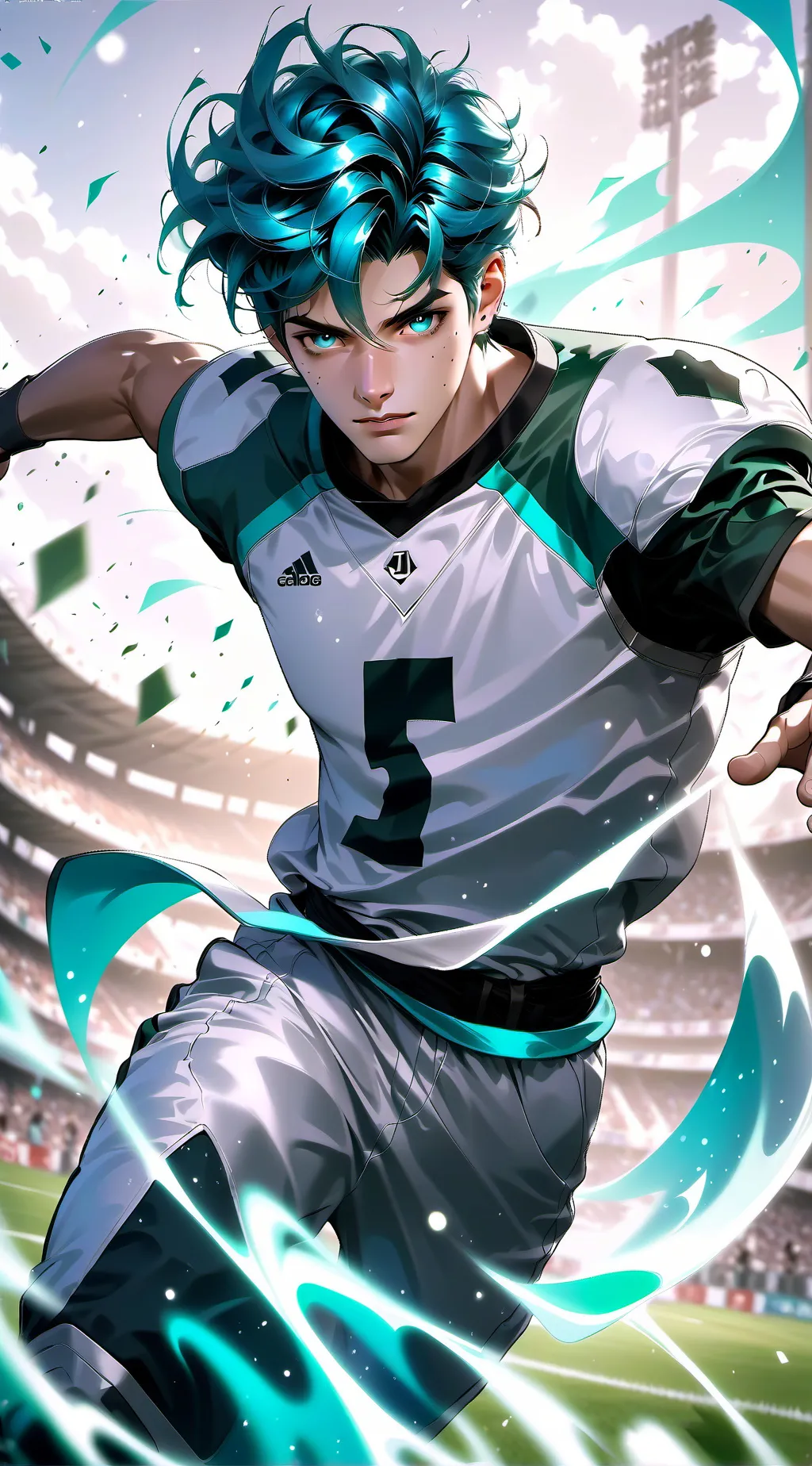 ai character: yoichi isagi  background