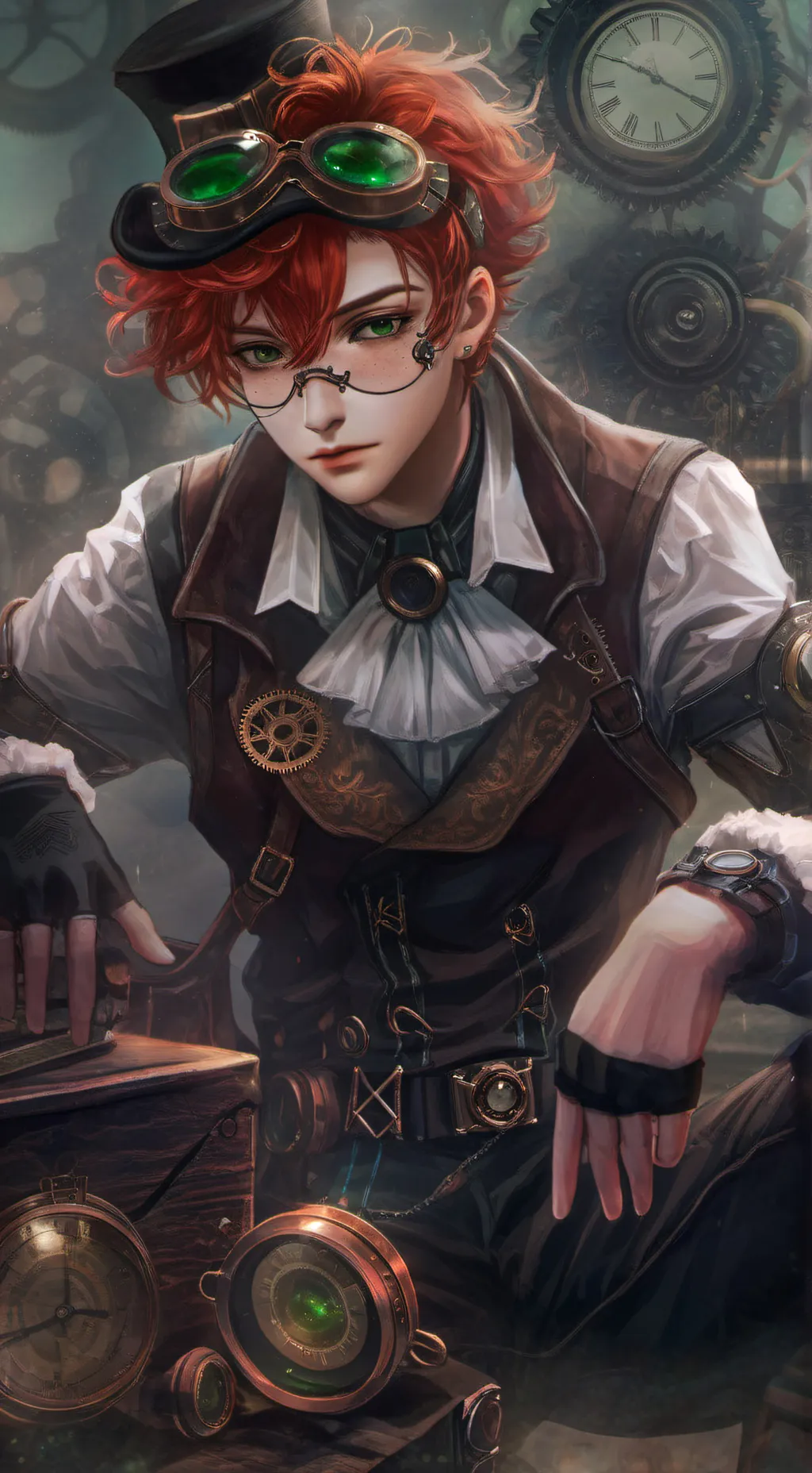 ai character: Asher  background