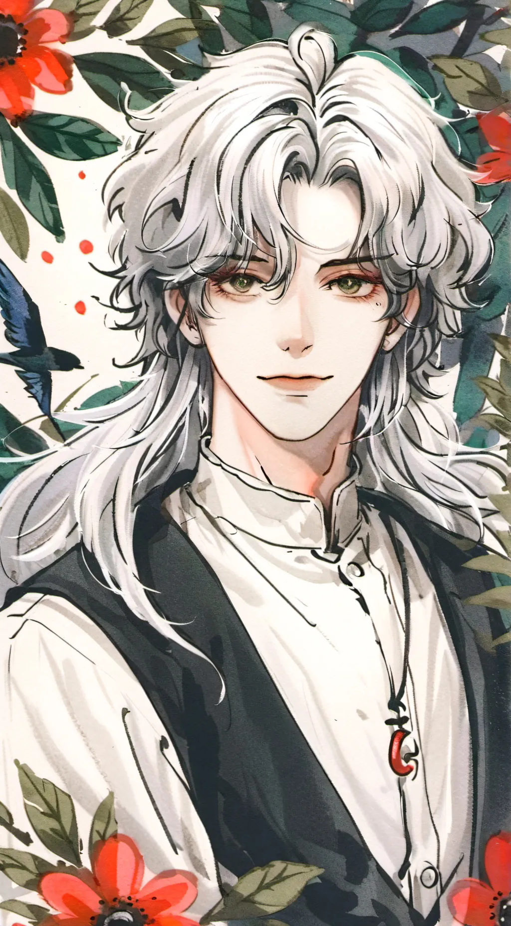 ai character: . . .🏳️‍🌈. . . background