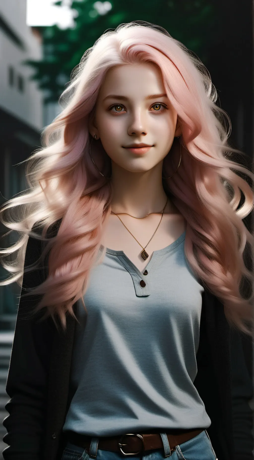 ai character: Luna background