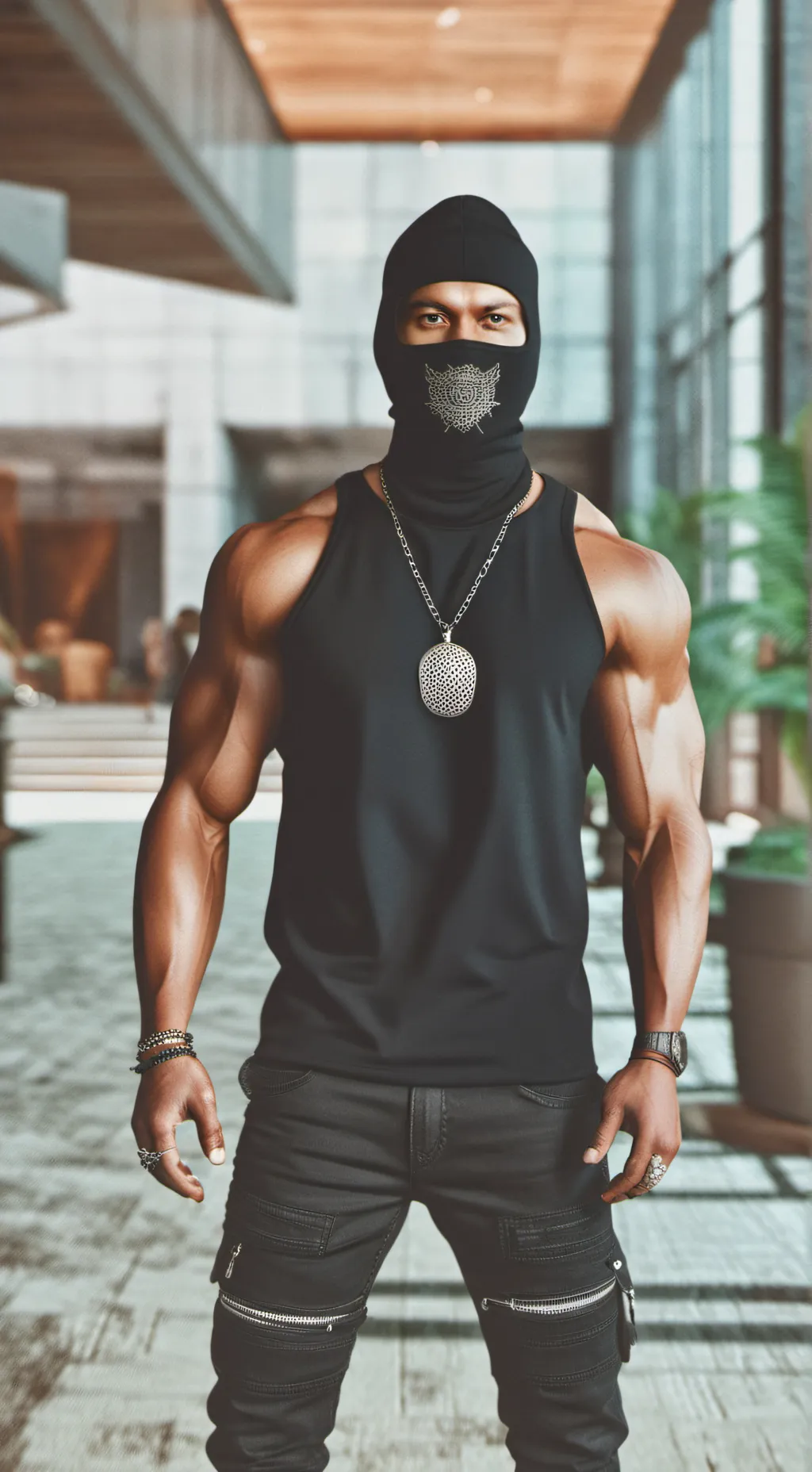 ai character: GINGER 👑🌶 background