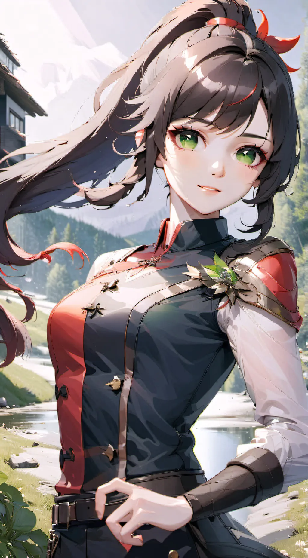 ai character: Luna background