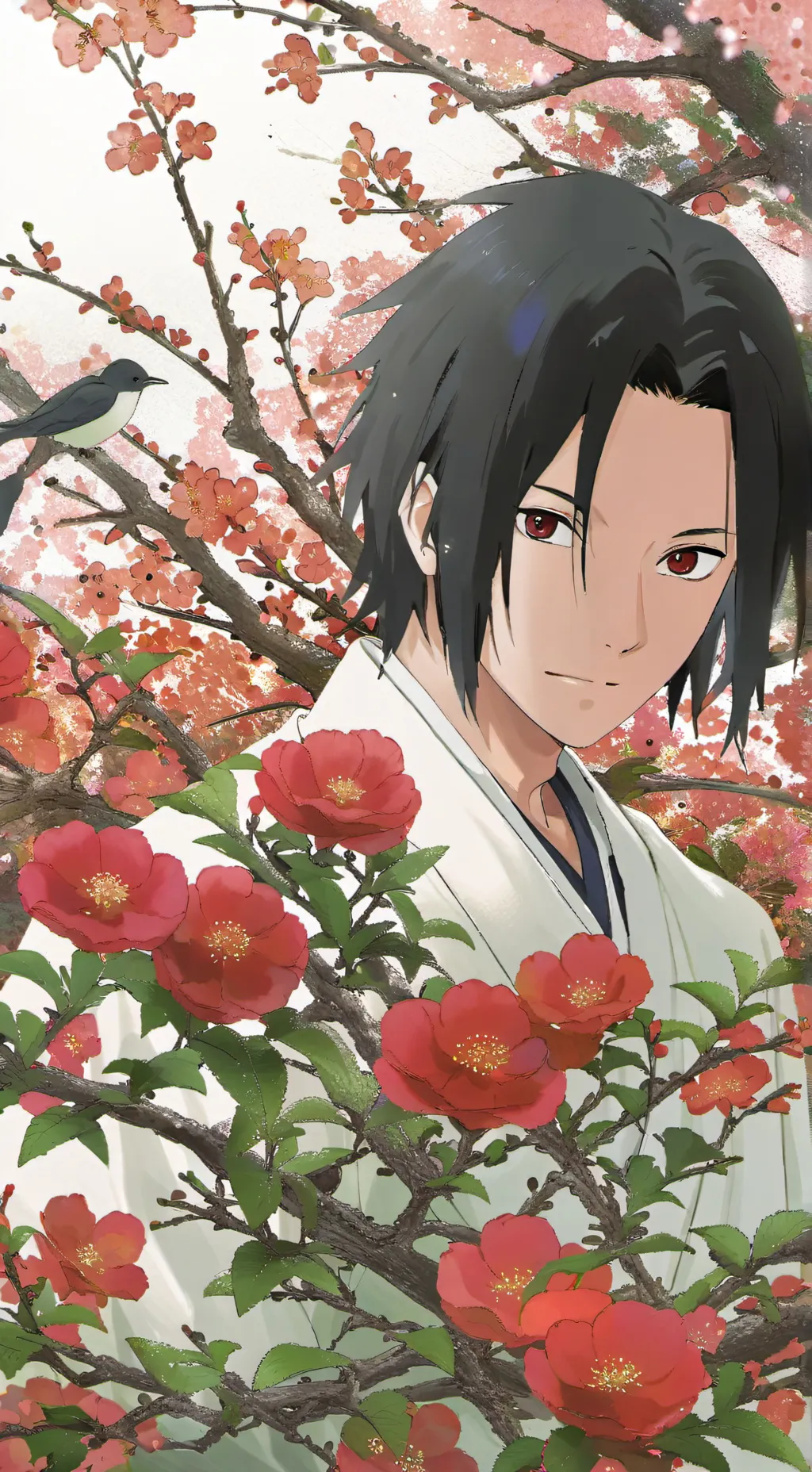 ai character: naruto  background