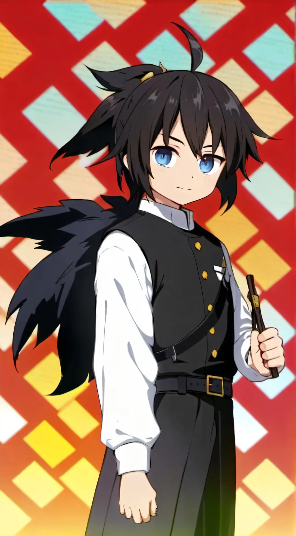 ai character: Giyu's sibling!!!! background