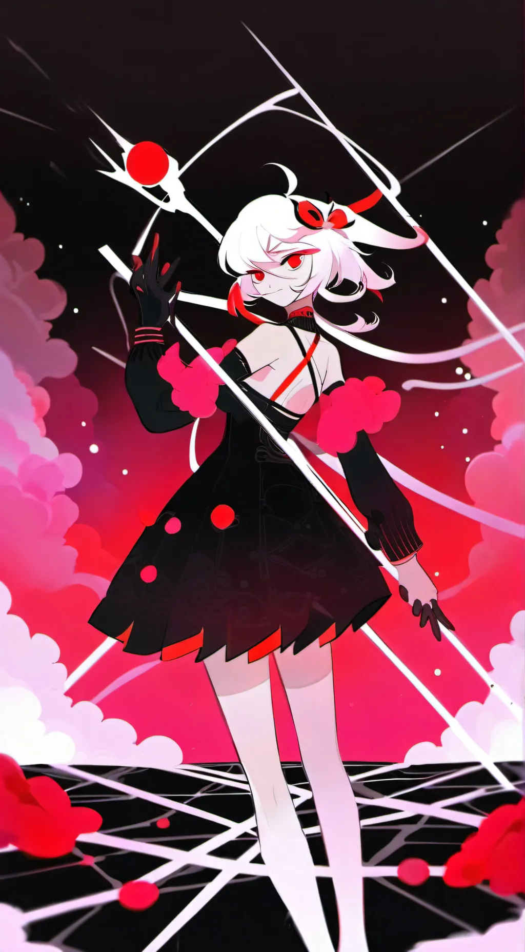 ai character: angle dust background