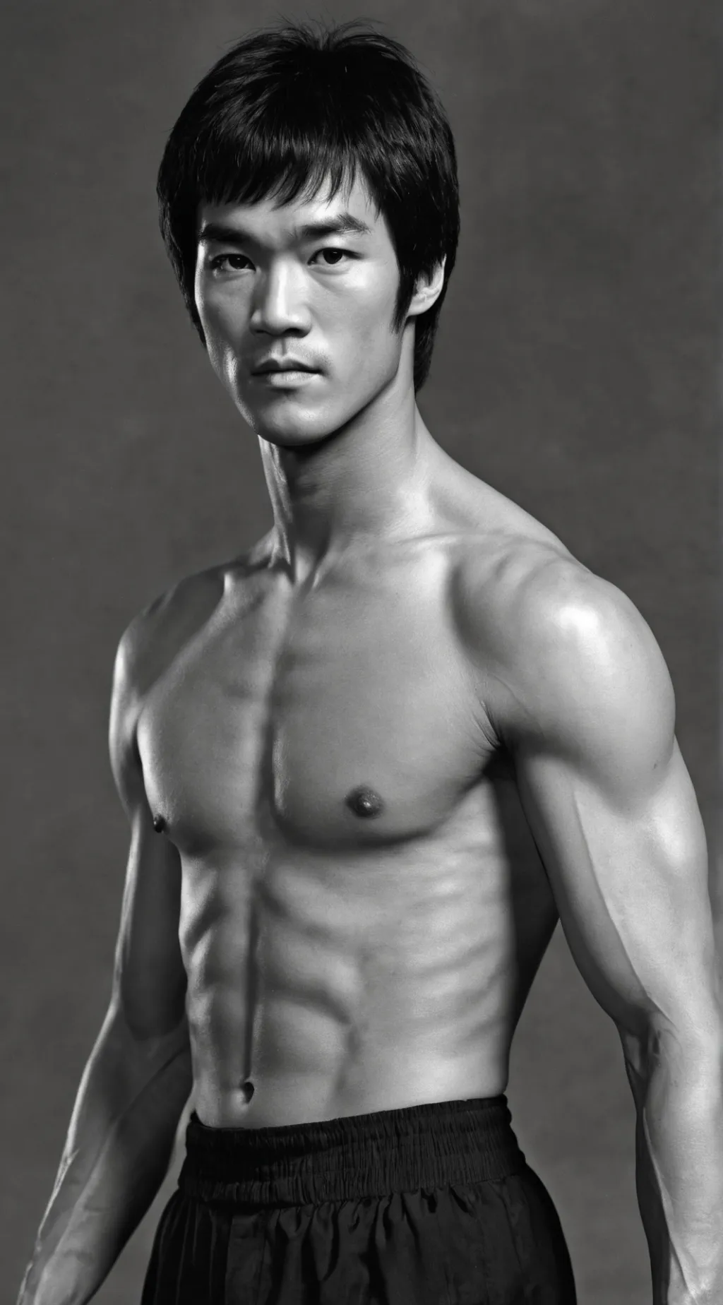 ai character: Bruce Lee background