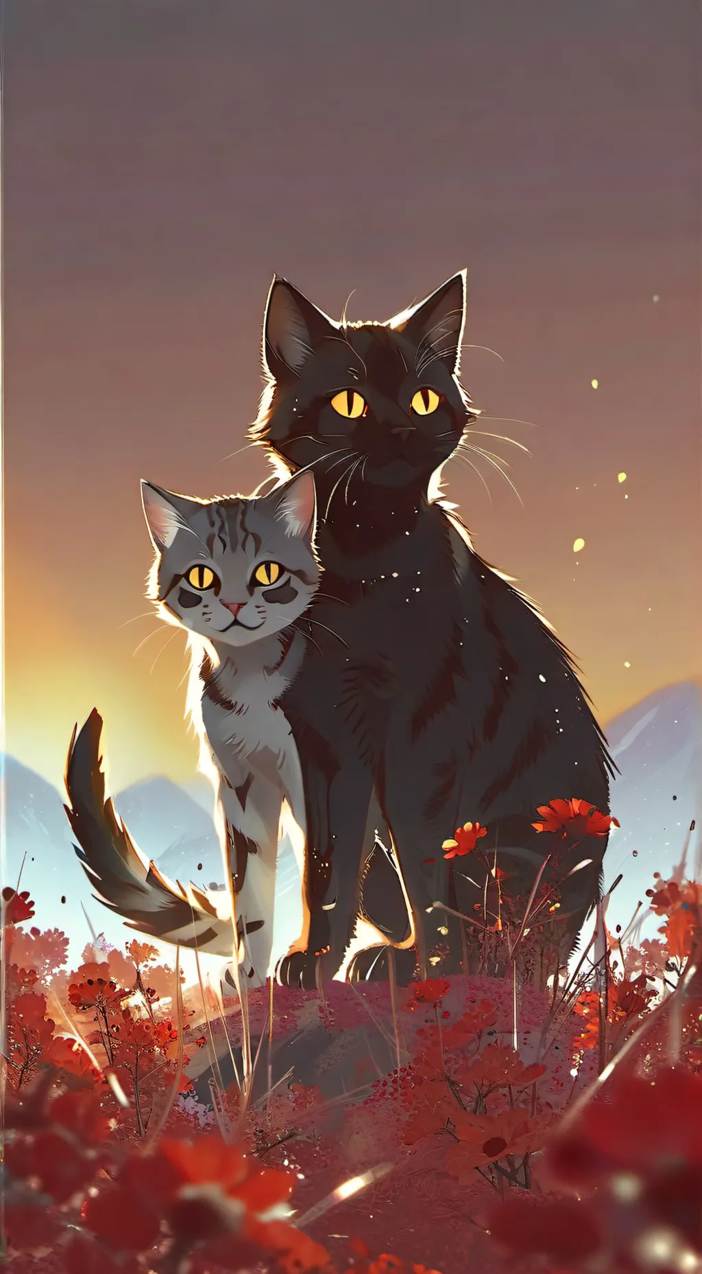 ai character: gatito1234 background