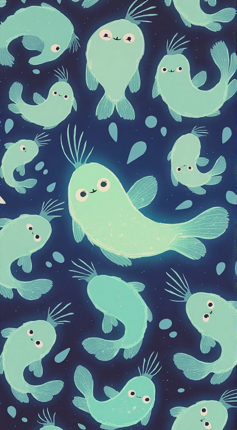 ai character: meep fish background