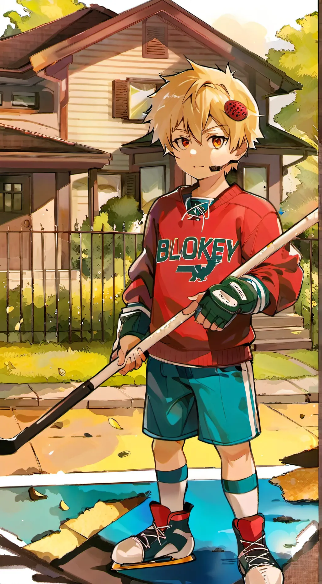 ai character: Blake Eagle background