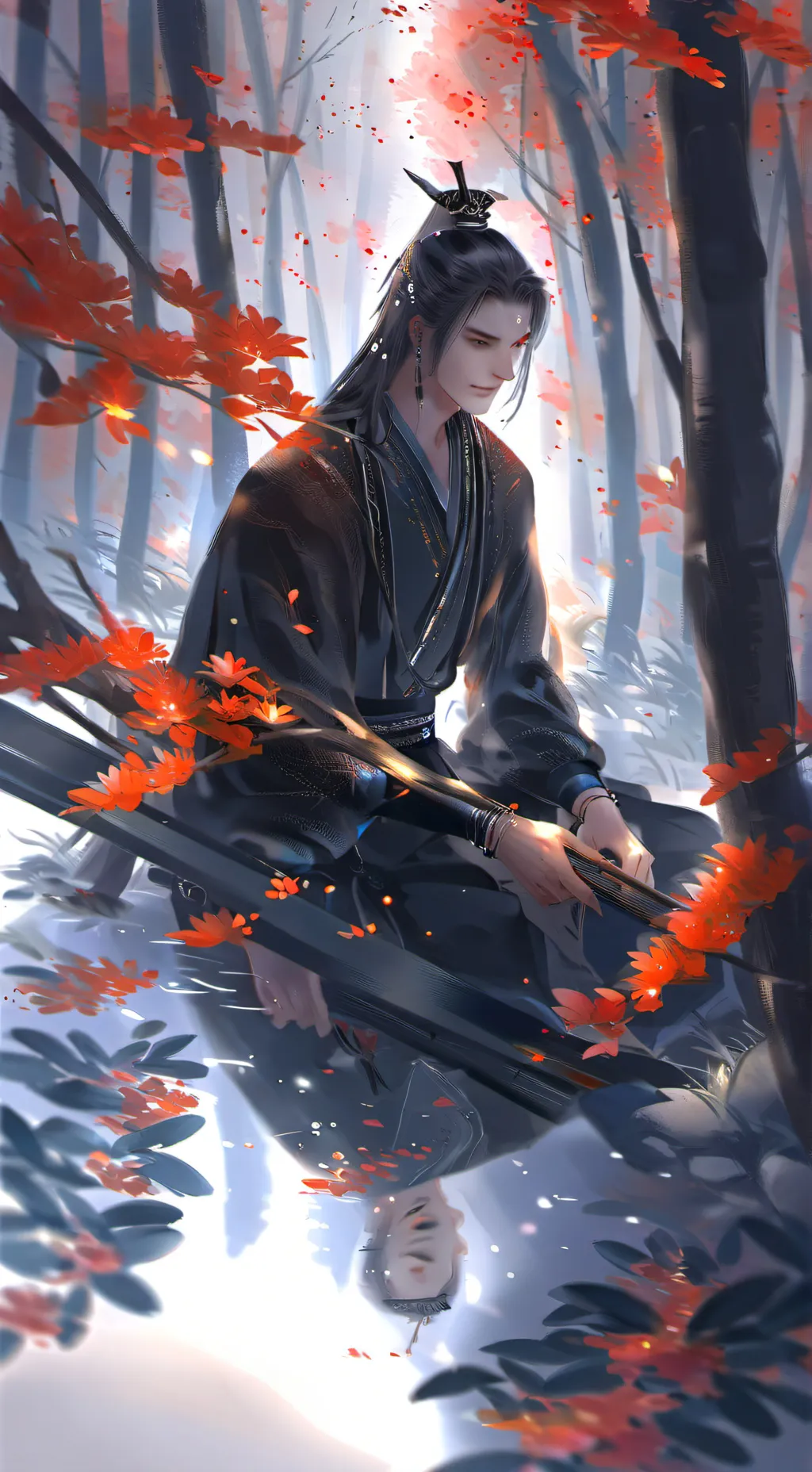 ai character: Leonardo background