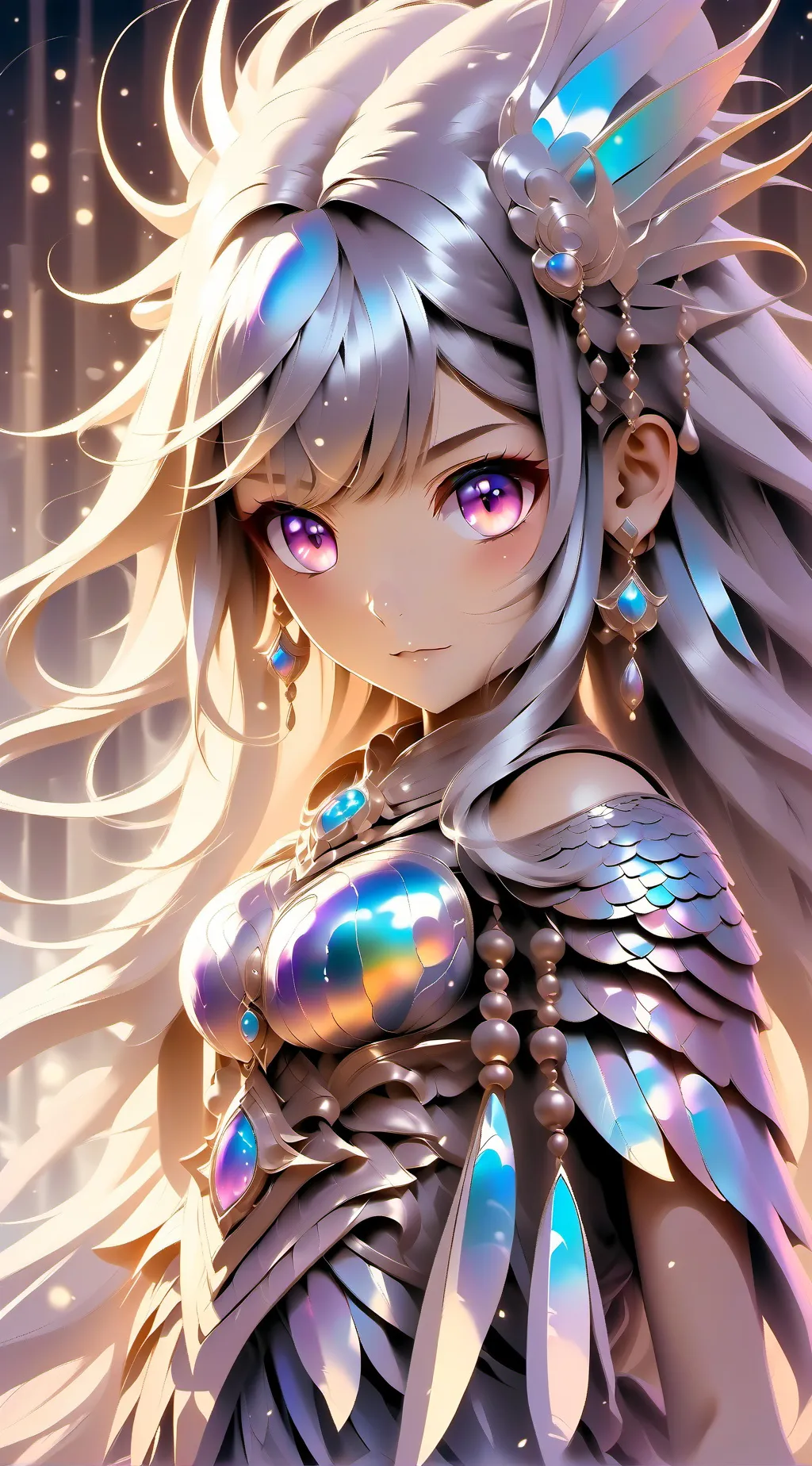 ai character: la reina griega  background