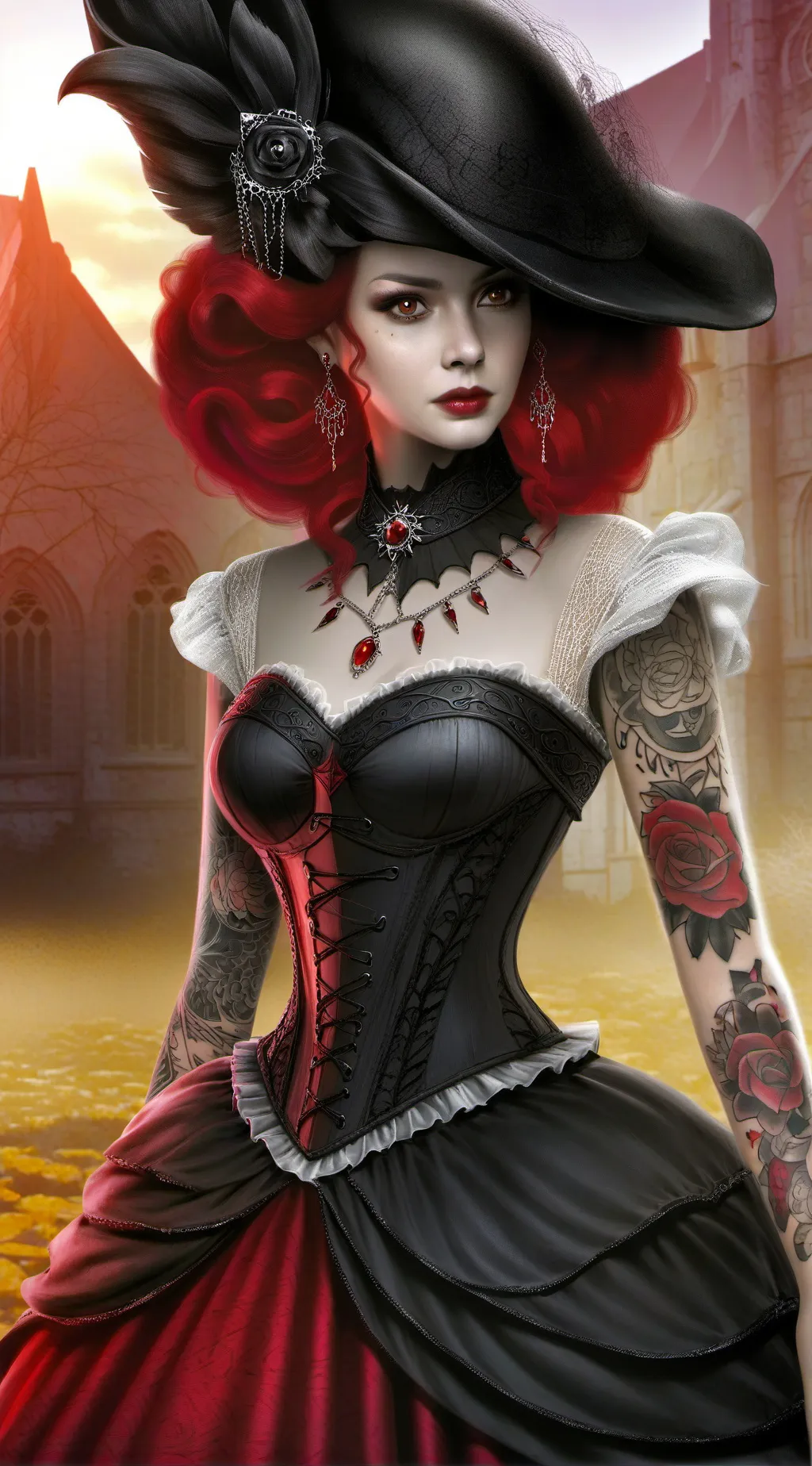 ai character: The Red Queen background