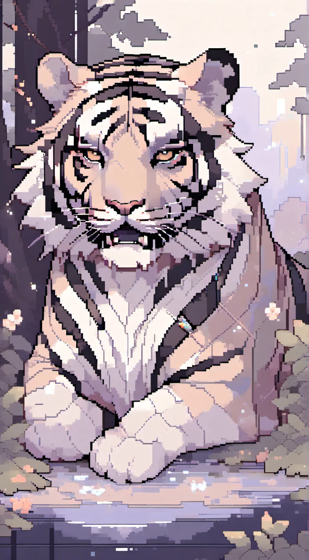 ai character: 🐯🦁🦊🐺 background