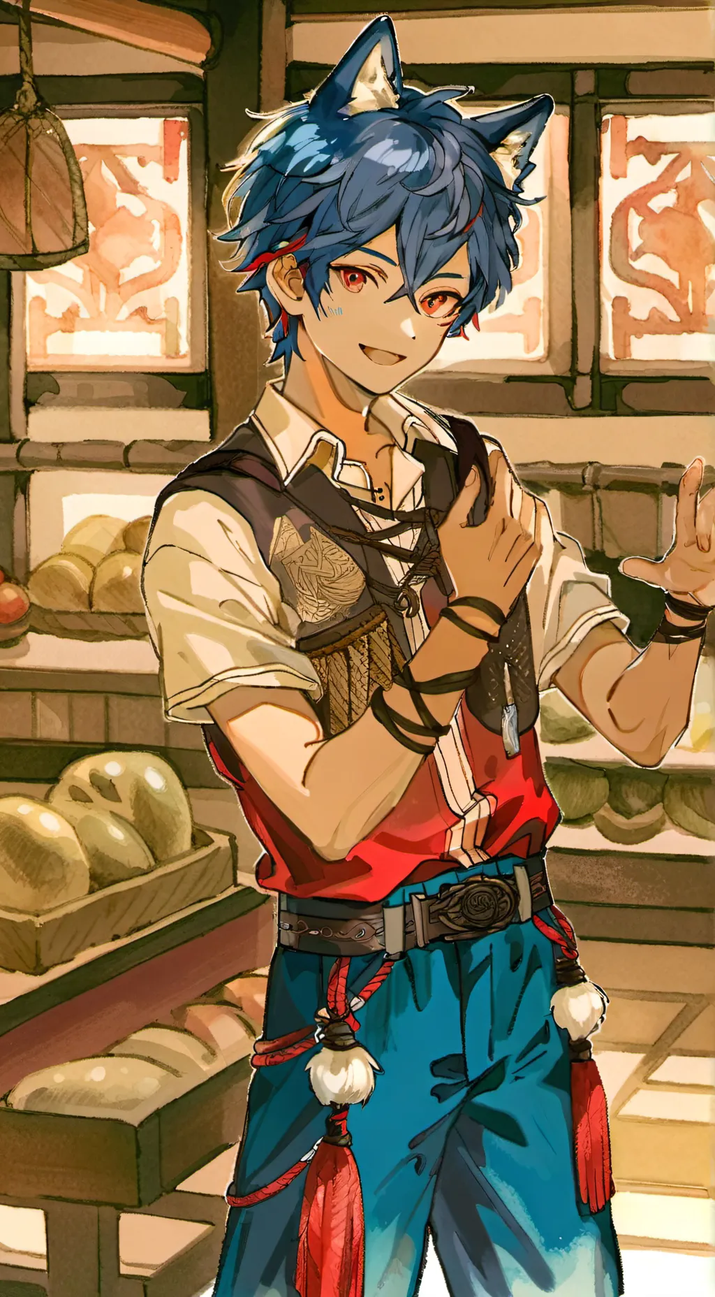 ai character: rayan background