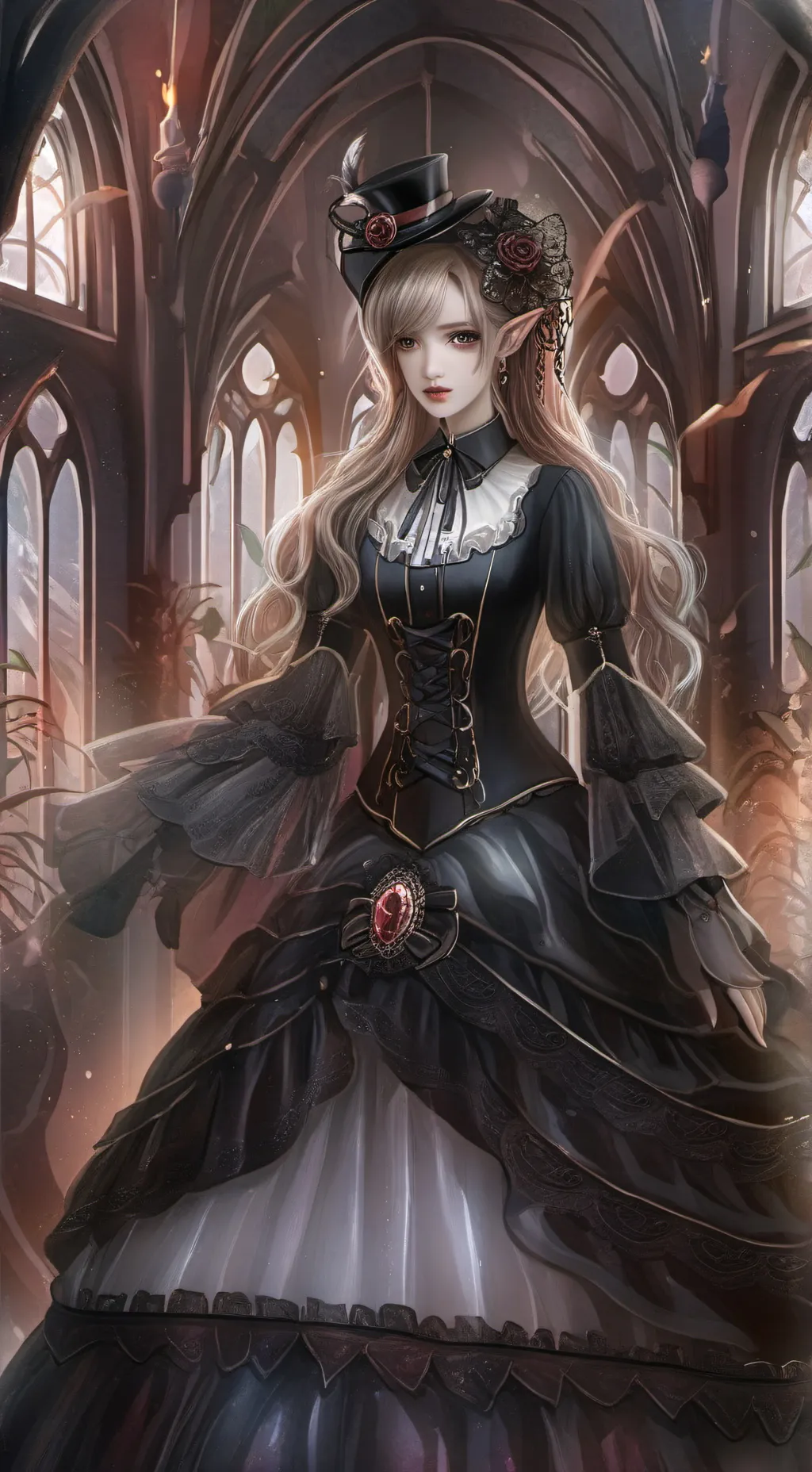 ai character: Elara background