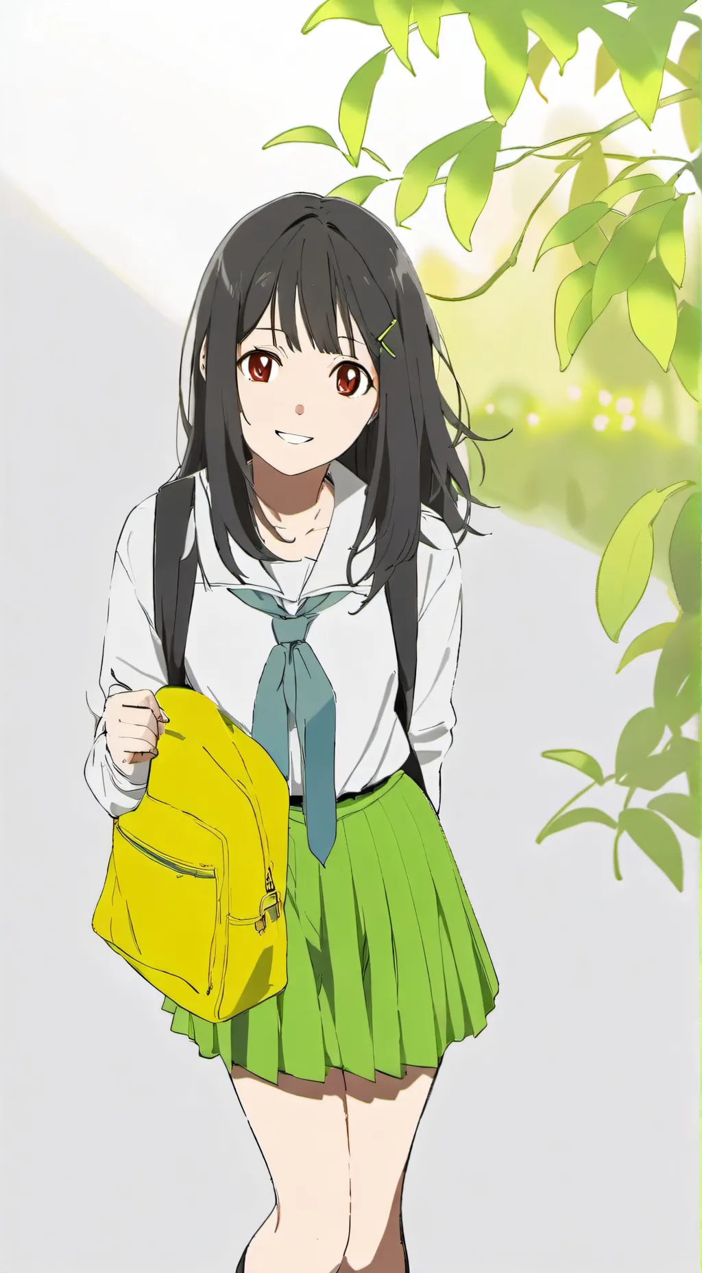 ai character: Shasha be kind background