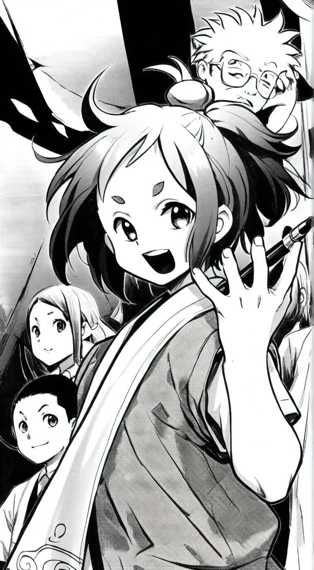 ai character: MHA pijama  background