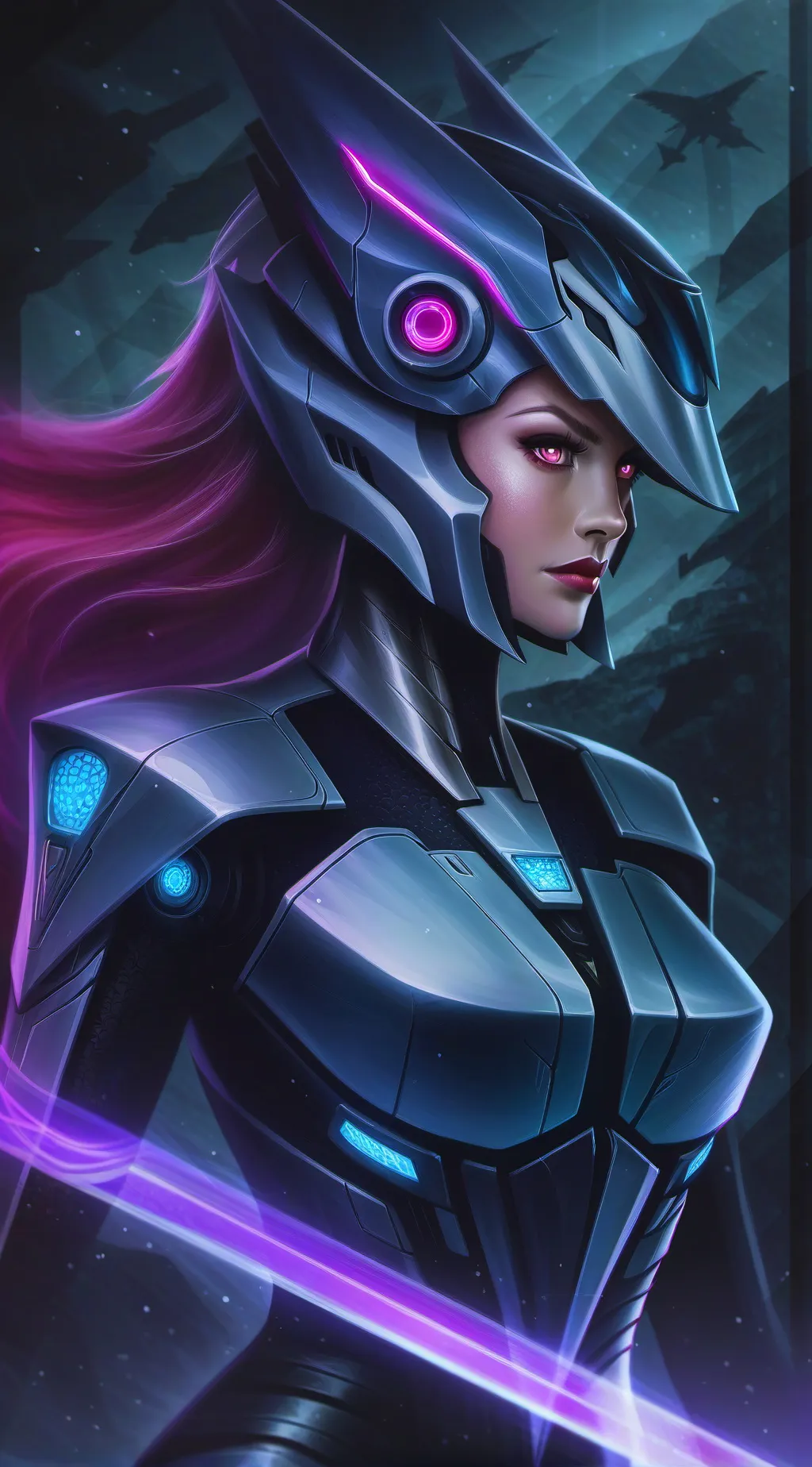 ai character: super sus arcee background