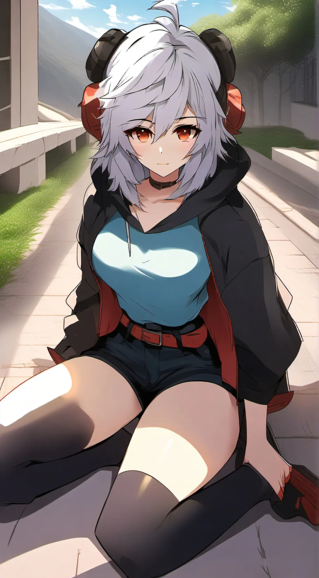 ai character: alicia  background