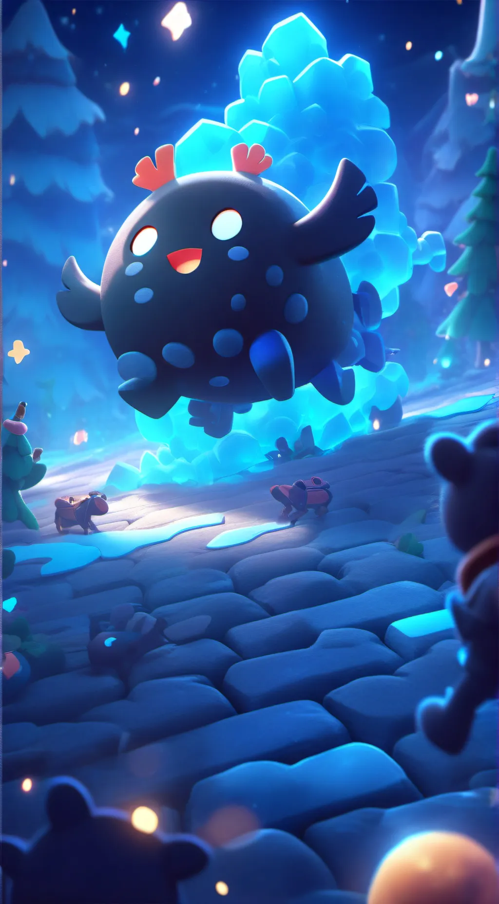 ai character: luz roja luz verde background