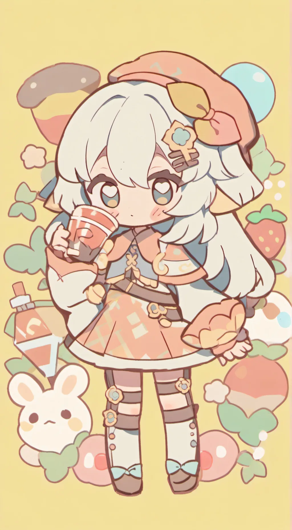 ai character: Бонг  background