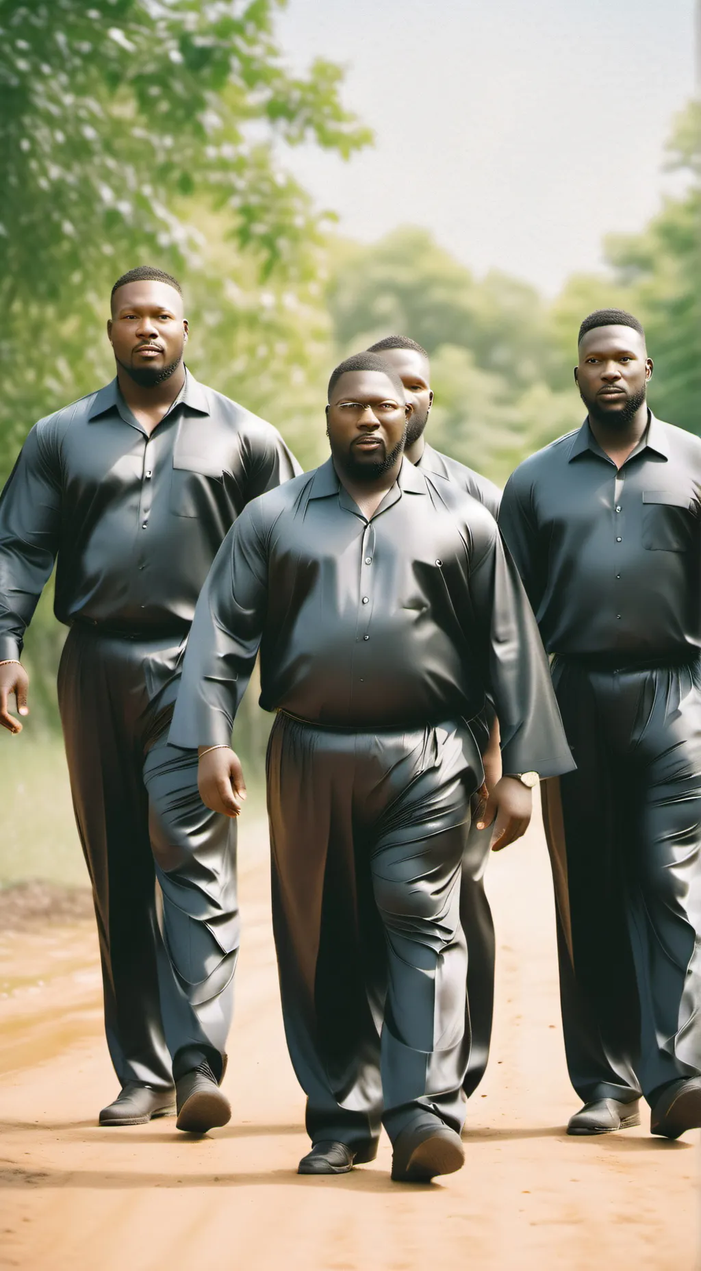 ai character: FOUR BIG GUYS background