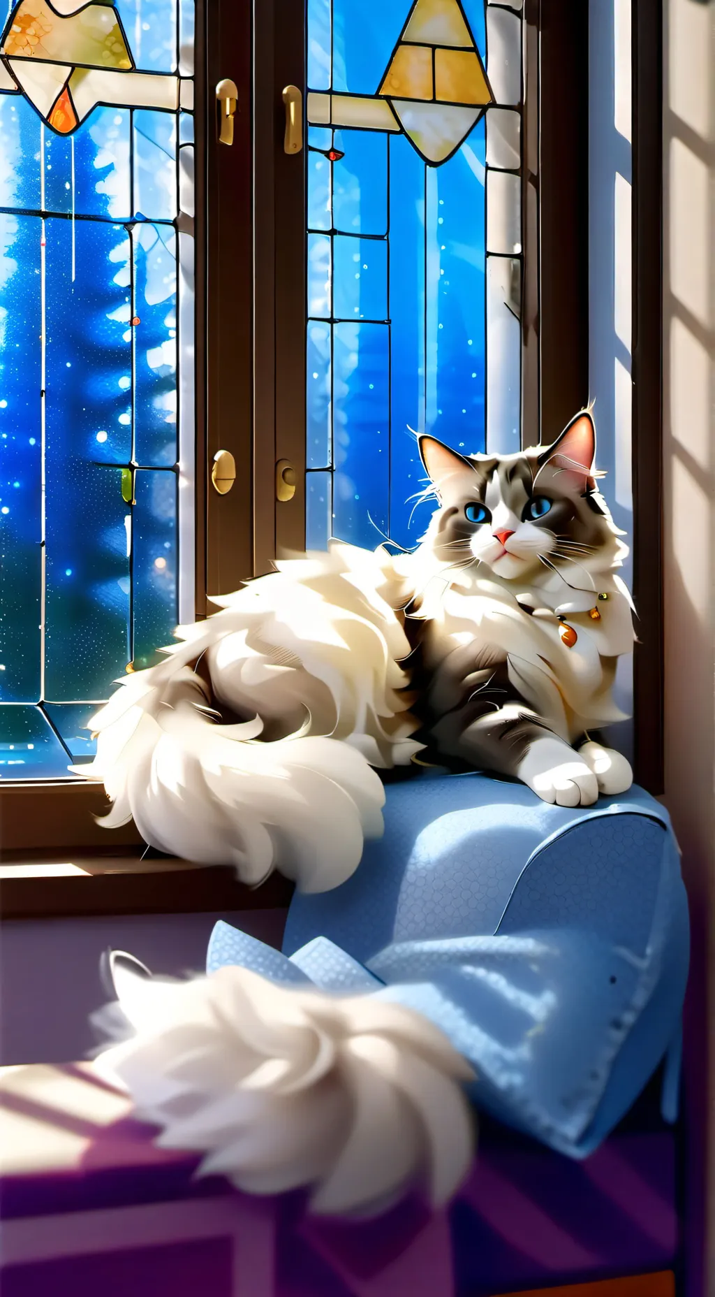 ai character: Leśna Gwiazda background