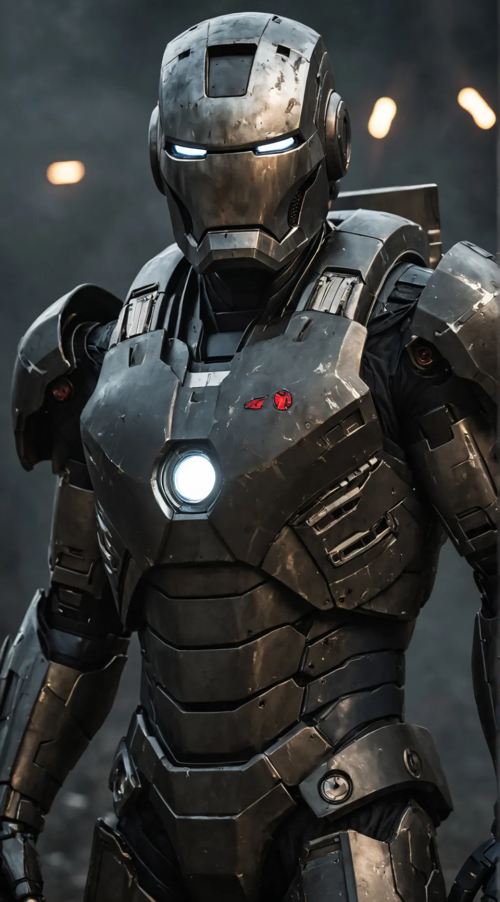 ai character: War Machine background