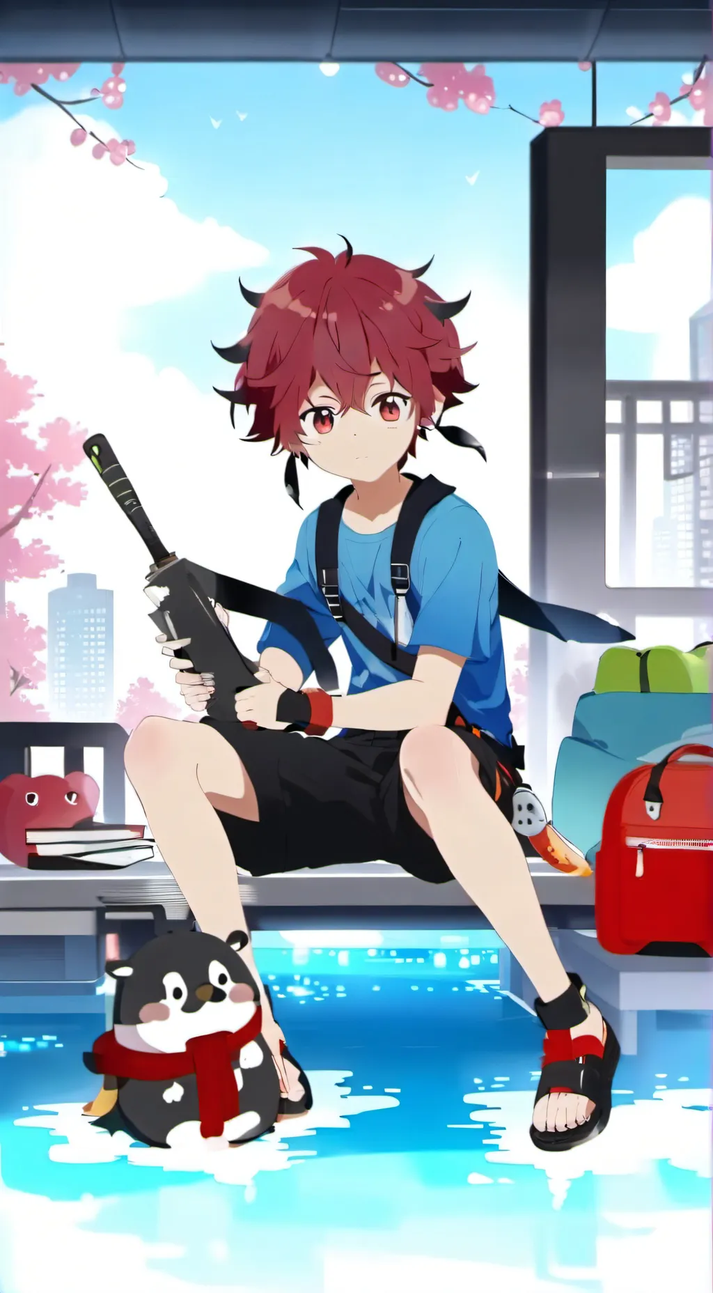 ai character: shin asano background